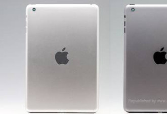苹果iPad mini 2背壳再曝光 或有三种颜色
