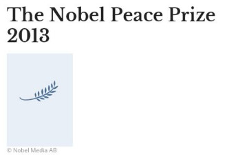 禁止化学武器组织获得诺贝尔和平奖