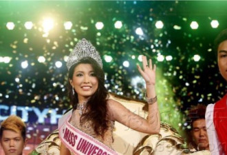 缅甸选美华裔冠军靓照 50年来的首位