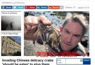 惊呆了！中国大闸蟹是怎么把英国人逼疯的