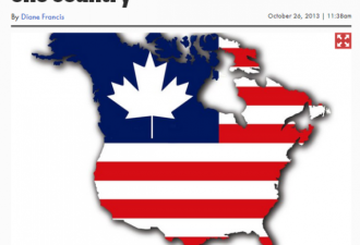 学者：建议美国加拿大合并 以对抗中国