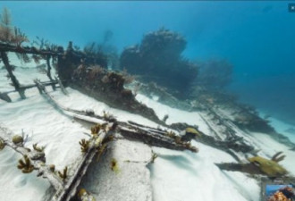 谷歌街景 展现19世纪著名幽灵船残骸