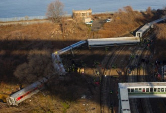 纽约客运列车出轨后续：至少4死67伤