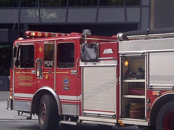 A Toronto Fire truck. Elyse Hastings/680News