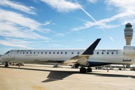 A Delta Connection plane sits on the tarmac in an undated file photo. FACEBOOK/Delta