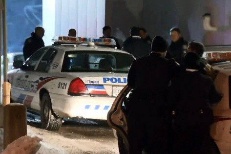 One man was arrested near Ryerson University on Jan. 9, 2014. CITYNEWS.