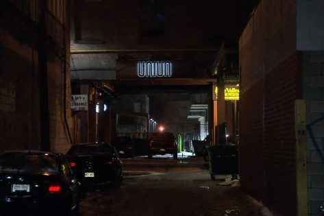One man is in hospital after a stabbing at Uniun Nightclub on Jan 6, 2014. CITYNEWS.