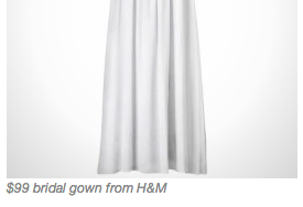 H&amp;M平价百元婚纱 3月17日加拿大起售