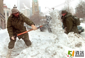 盘点：多伦多历史上5个最难熬的冬天