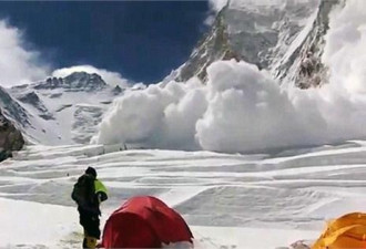 珠峰雪崩前最后视频画面曝光 致15人死