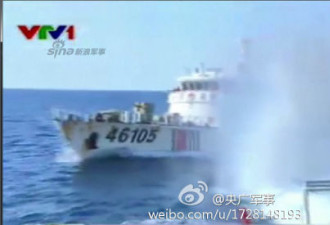 越船再骚扰中方作业遭中国海警船撞击