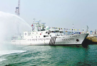 中国两大型海监船服役 水炮射程百米