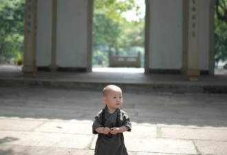 福州西禅寺1岁超萌“小和尚”红爆了