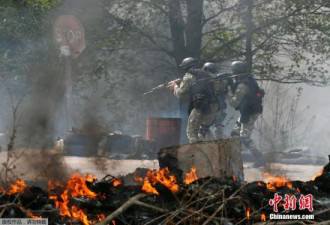 乌克兰军炮击俄检查站 哨所损毁严重