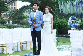 韩国优雅“自助式婚礼”吸引中国情侣