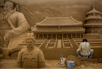 日本沙雕艺术展：中国区作品别具一格