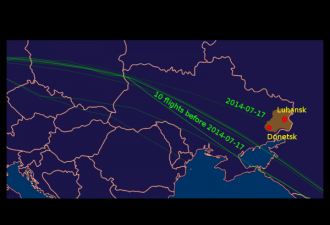 马确认MH17被导弹击落 飞机未偏离航线