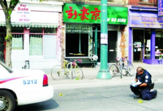 中区华埠5商舖遭乱枪扫射 2男2女被拘捕