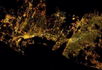 美国宇航员从太空拍地球照：北京亮了！