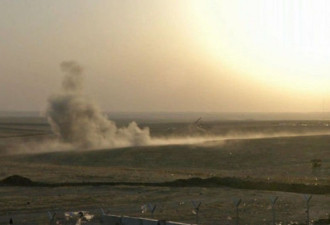 美军空袭伊拉克现场图曝光 出动F-18