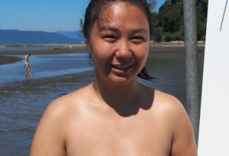 BC省裸跑华人渐多 美华裔女子专程来