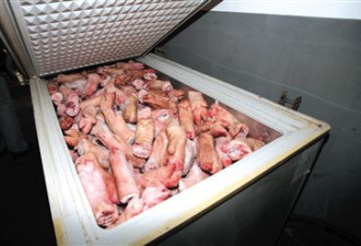 美白猪蹄流入北京市场 被检出工业碱