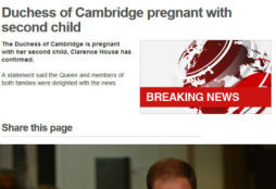 英国凯特王妃再次怀孕 据说女王很高兴