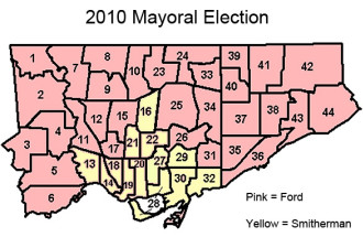 多伦多市选选情胶着 8大选区决定胜局