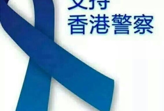 不同声音！香港“蓝丝带”反占中示威