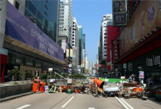 占中致全香港每天经济损失达1亿港元