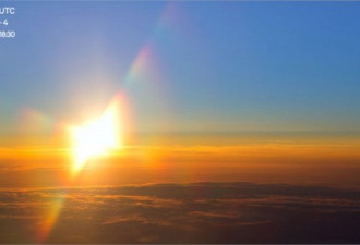 英国摄影师乘飞机逐日 一天拍24次日落