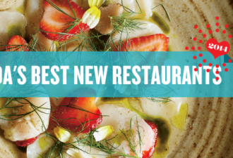 2014加拿大十佳新餐厅 多伦多两家上榜