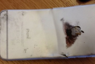 苹果iPhone 6弯曲后着火烧伤美国用户