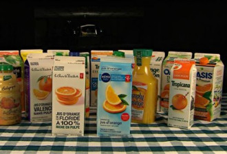 加国鲜榨橙汁不新鲜 添加物多得吓死你