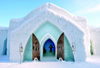 魁北克市北冰雪酒店：童话中的冰雪王宫