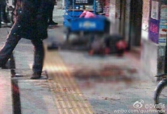 男子下跪哀求两分钟无效 当街被砍死