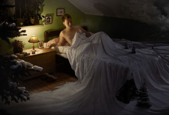 瑞典摄影师创作&quot;扭曲现实&quot; 如魔幻大片