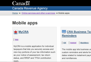 加拿大国税部推App 方便民众管理税务