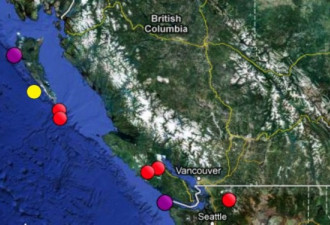 加国西部海岸若强震 海达瓜伊恐为震中