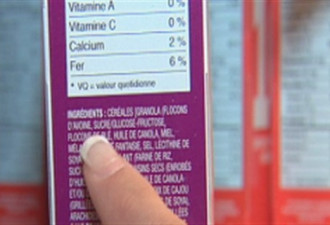 不靠谱的食品营养成分标签：蒙市的调查