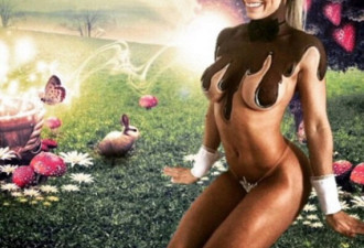 巴西美臀小姐冠军裸身彩绘圣母像引众议