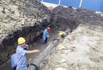 武汉出土英国老水管 运行百多年未爆管