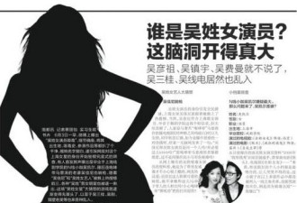 吴姓女演员家里吸毒被抓：自首获轻罚