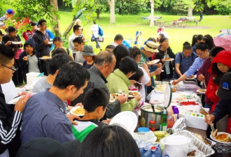 同乡总会举办欢乐家庭野餐会风雨大联欢