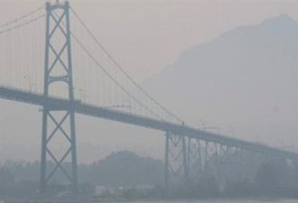 受难林火：温哥华的空气质量堪比北京