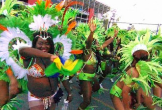 多伦多加勒比嘉年华大游行 百万人同欢