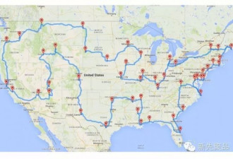 美国自驾完美路线：48个州地标一次搞定