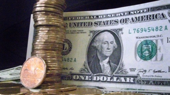 The Canadian dollar on Tuesday hit its lowest value versus the U.S. greenback since September 2004.