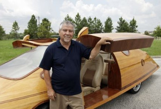 匠人打造木头汽车：长6米、时速120km