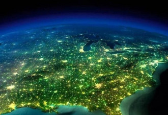 NASA近日航拍的地球夜景 你能认出几张？